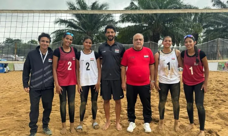 منتخب مصر للكرة الطائرة الشاطئية للسيدات تحت 18 عامًا يتأهل إلى بطولة العالم في قطر