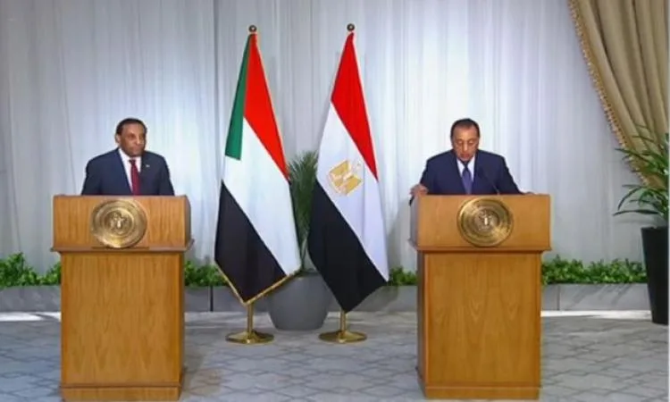 لقاء تاريخي مهم.. رئيس الوزراء يلتقي نظيره السوداني.