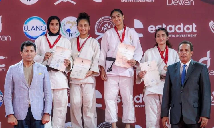 وزير الرياضة يشهد فعاليات بطولة الأندية العربية للجودو في الإسكندرية